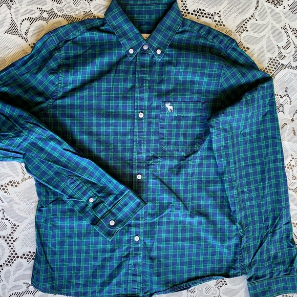 Abercrombie & Fitch Bottom Down Long Sleeve Shirt - Picture 5 of 5